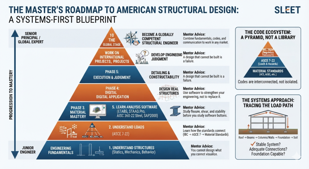 Post 2/150 The Master’s Roadmap to American Structural Design: A Systems-First Blueprint for Global Engineers Civil